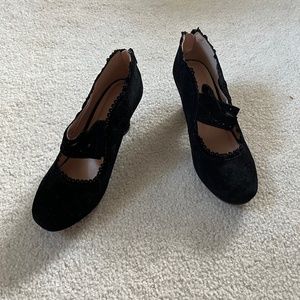 Chase + Chloe Black Mary Jane High Heels 5.5